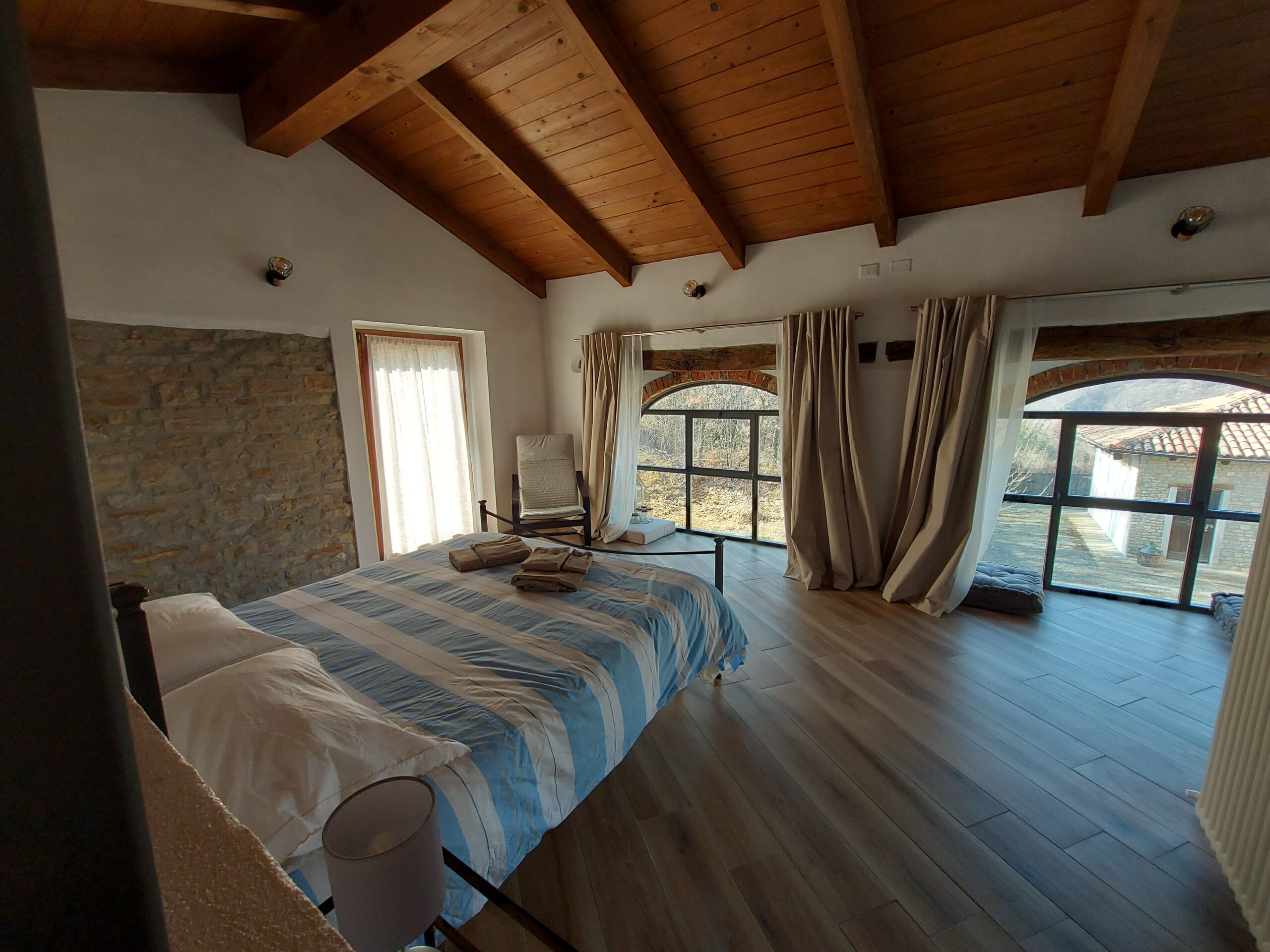 il fienile, camera da letto
