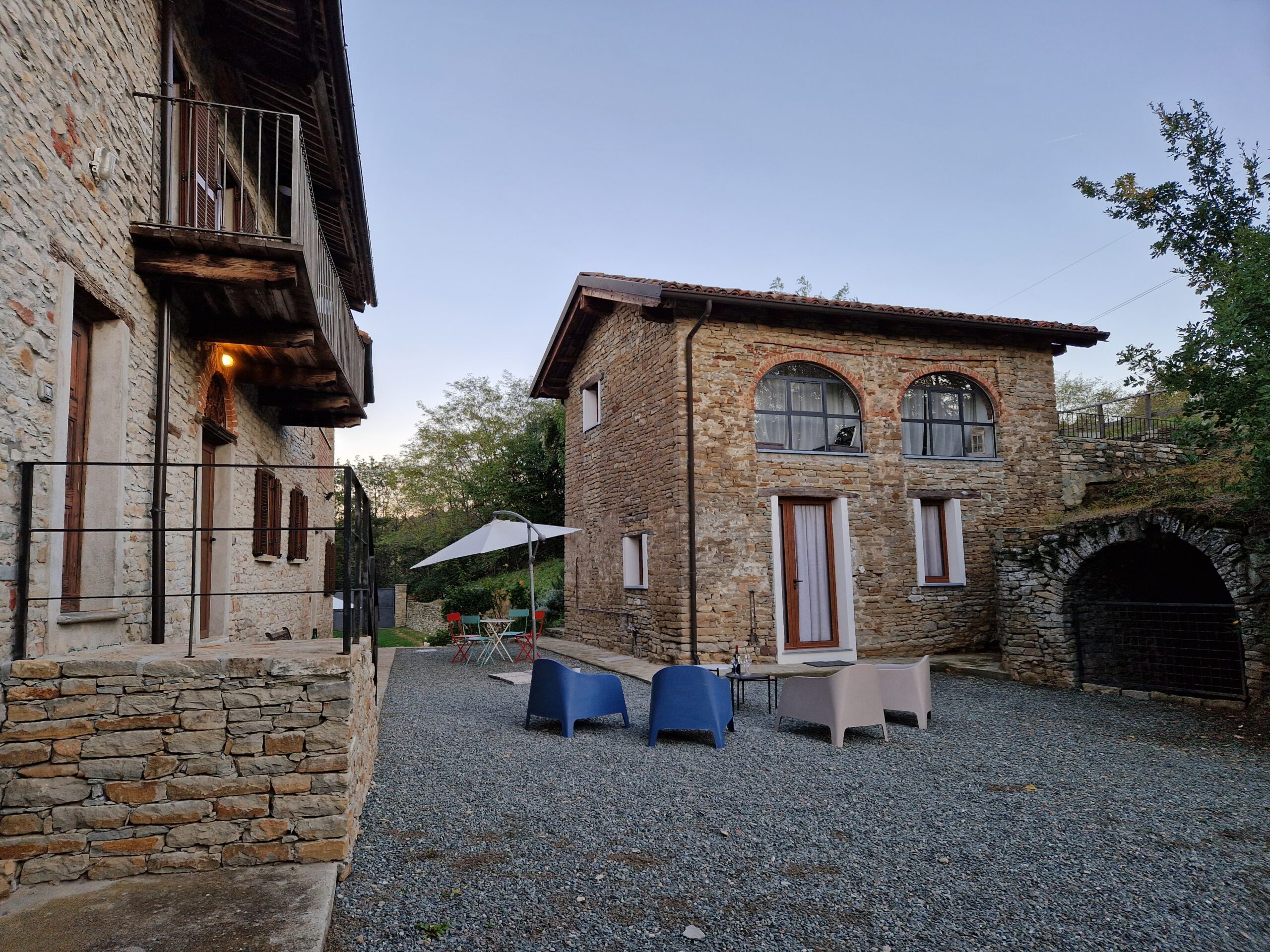 il cortile per il tuo fresco relax